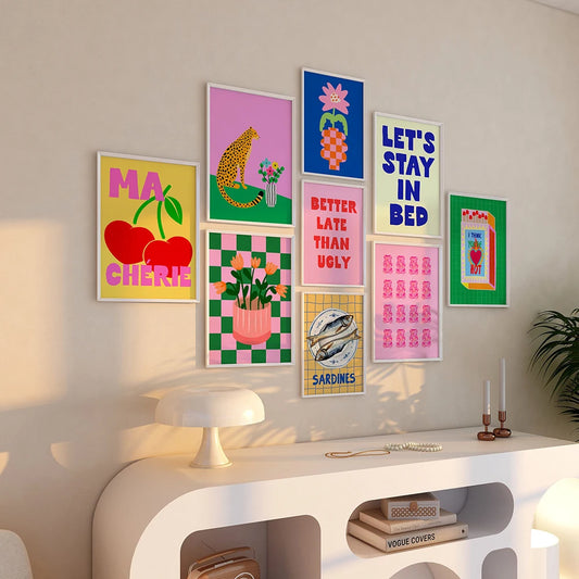 Eclectic Colourful Posters