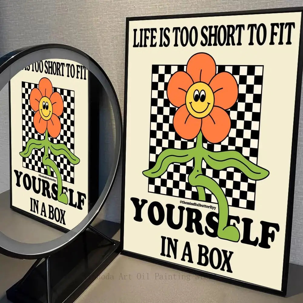 Colourful Danish Pastel Canvas Poster