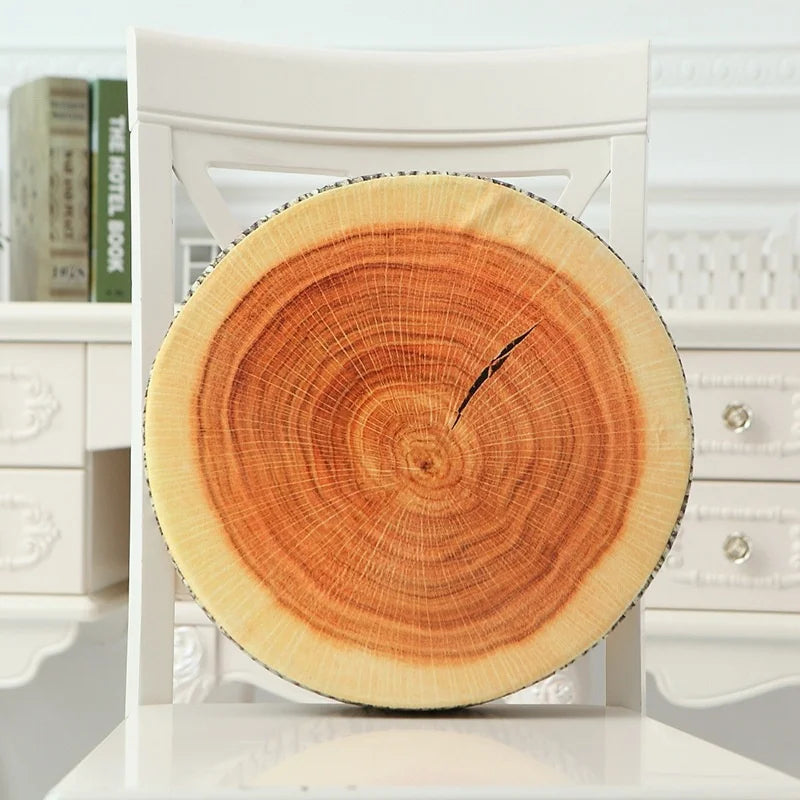 Round Throw Pillows 3D Print Fruit Shape Cushion