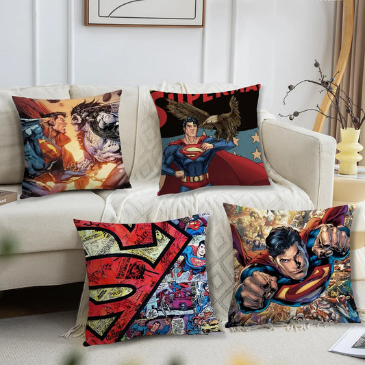 Superhero S-Superman comics cushion Pillow Case