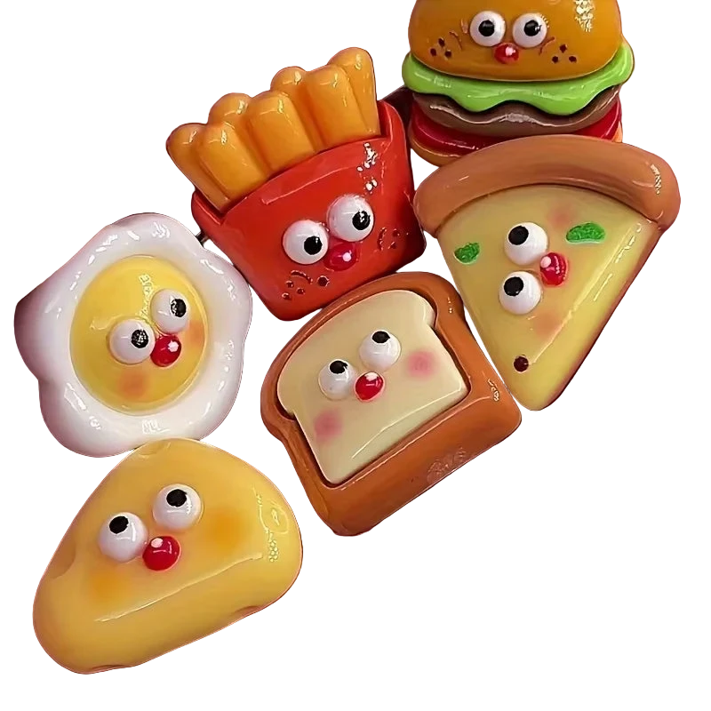 8pcs Cute Food Refrigerator Magnet Set