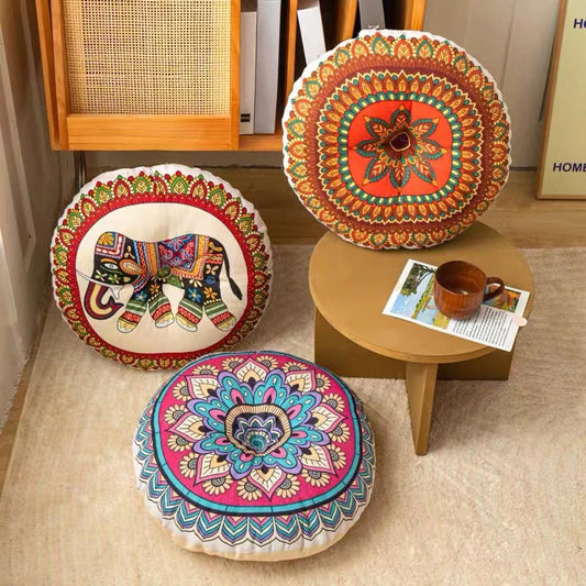 Retro Vintage Round Comfortable Chair Cushion