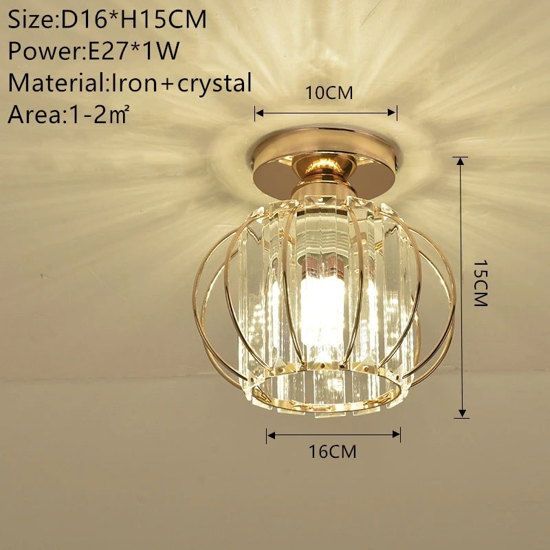 Nordic Modern Crystal Ceiling Lights