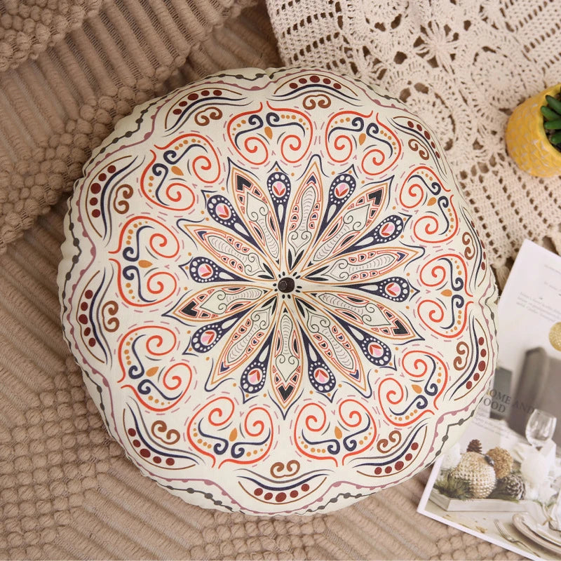 Retro Vintage Round Comfortable Chair Cushion