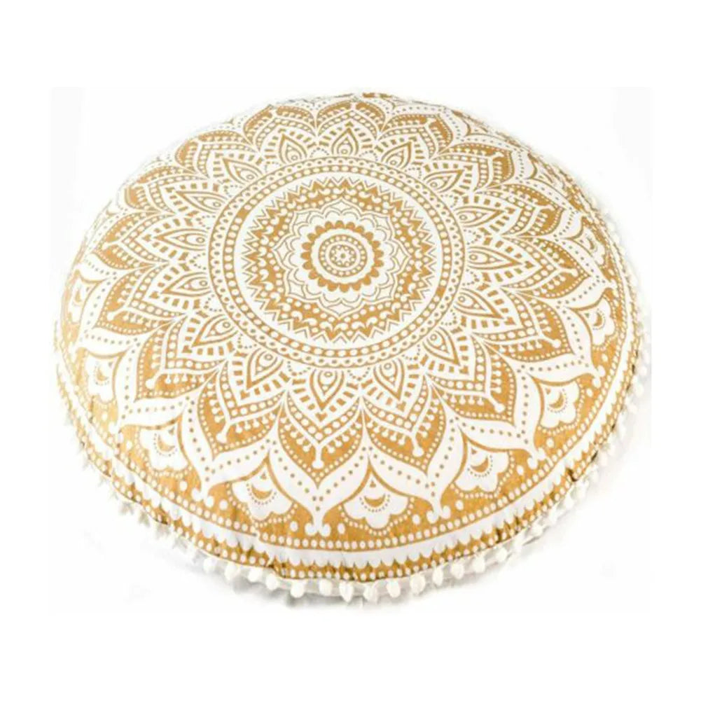 Round Pattern Printed Pillowcase Bohemian Cushion Cover