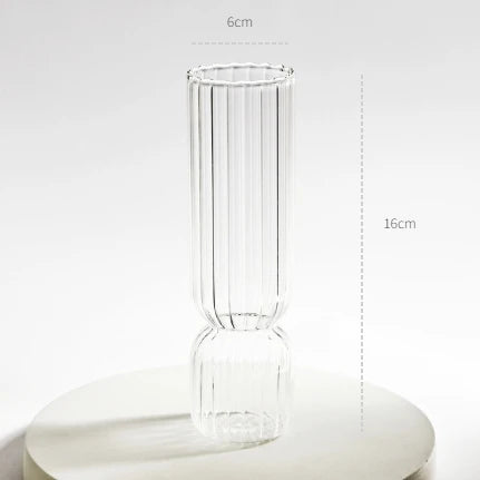 Hydroponic Nordic Glass Transparent Vase