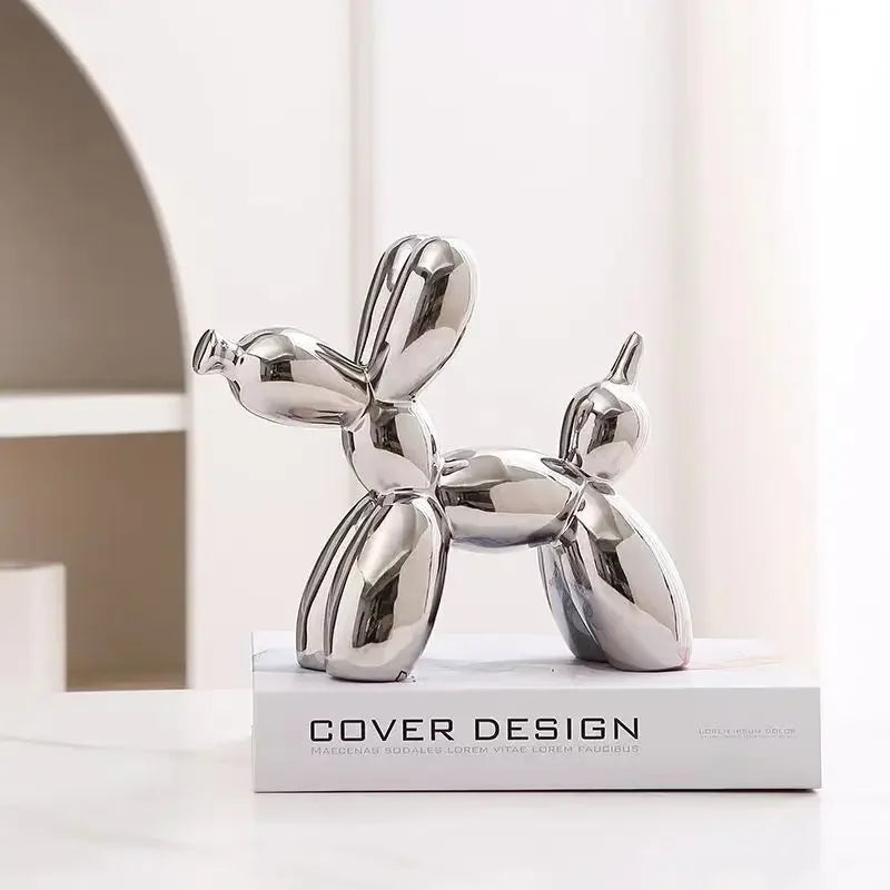 Abstract Ceramic Ornament Balloon Dog