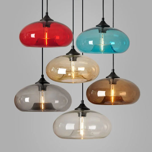 Contemporary Glass Hanglamp for Indoor Decor