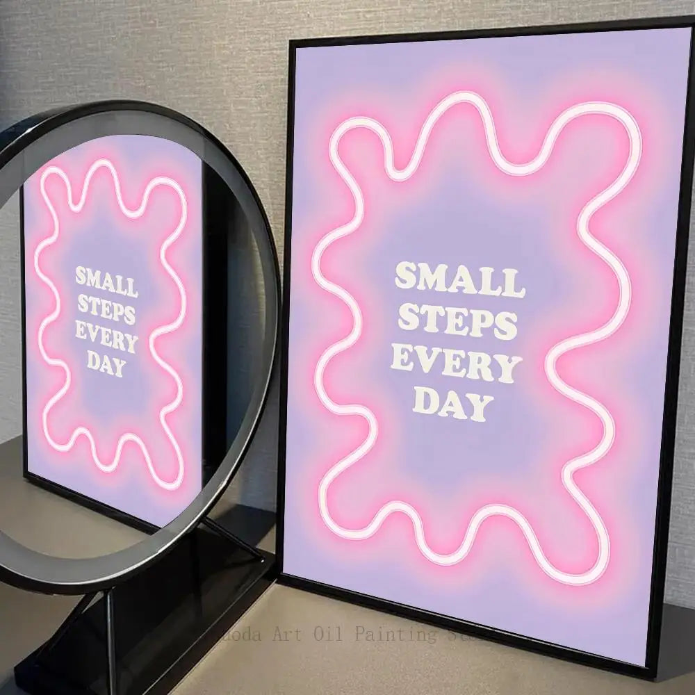 Colourful Danish Pastel Canvas Poster