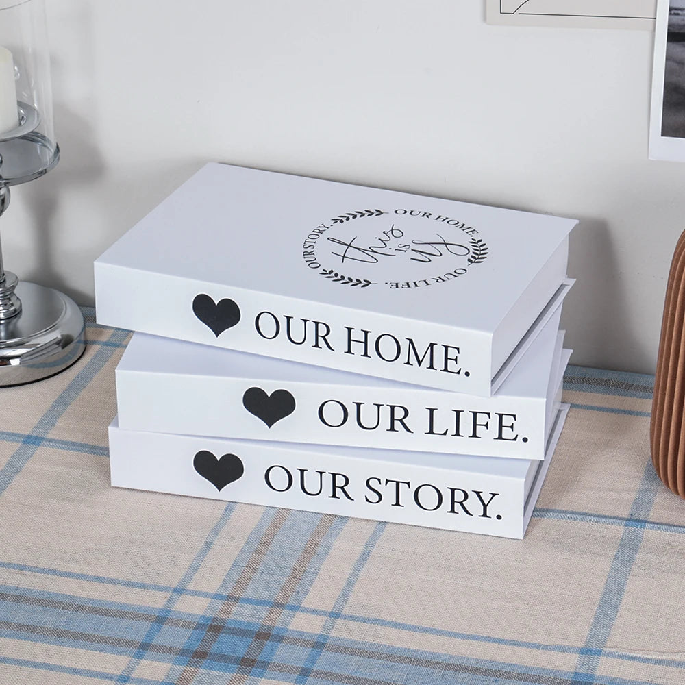 Fashion Coffee Table Ornaments Books Living Room Decoration