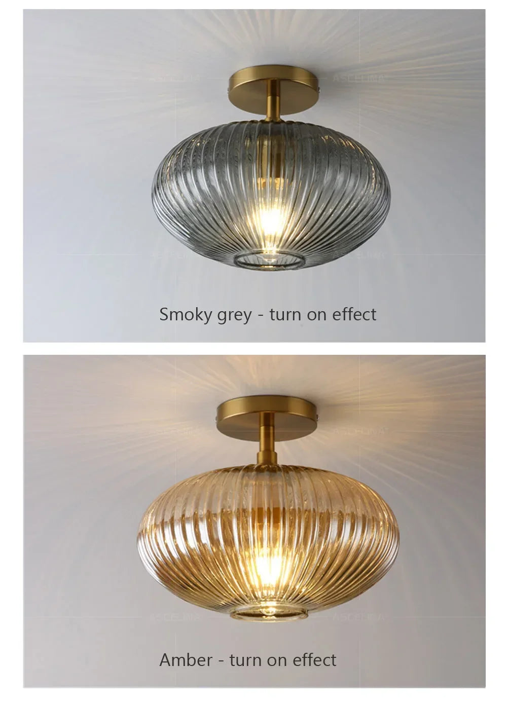 Nordic Glass Ceiling Light
