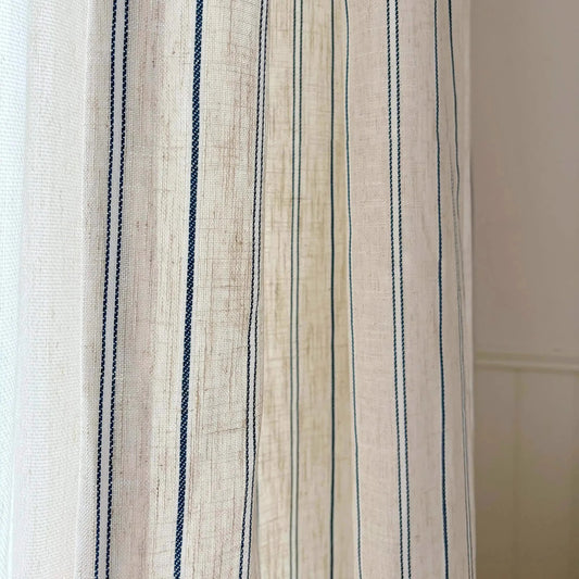 Light & Airy Striped Gauze Curtain