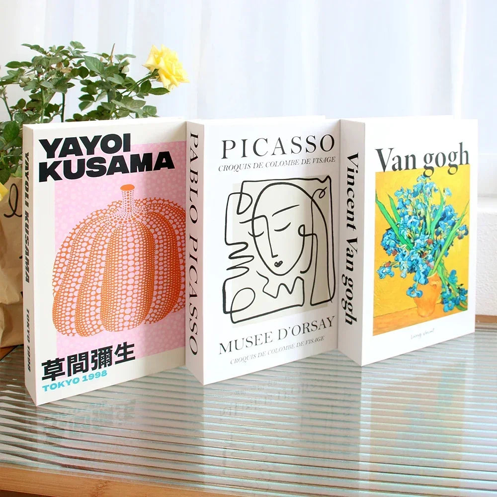 Fashion Coffee Table Ornaments Books Living Room Decoration