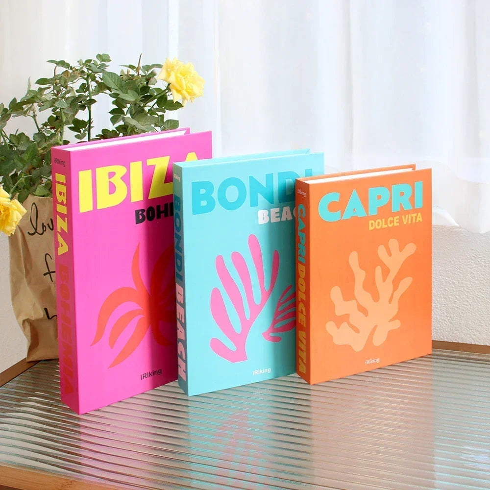 Fashion Coffee Table Ornaments Books Living Room Decoration