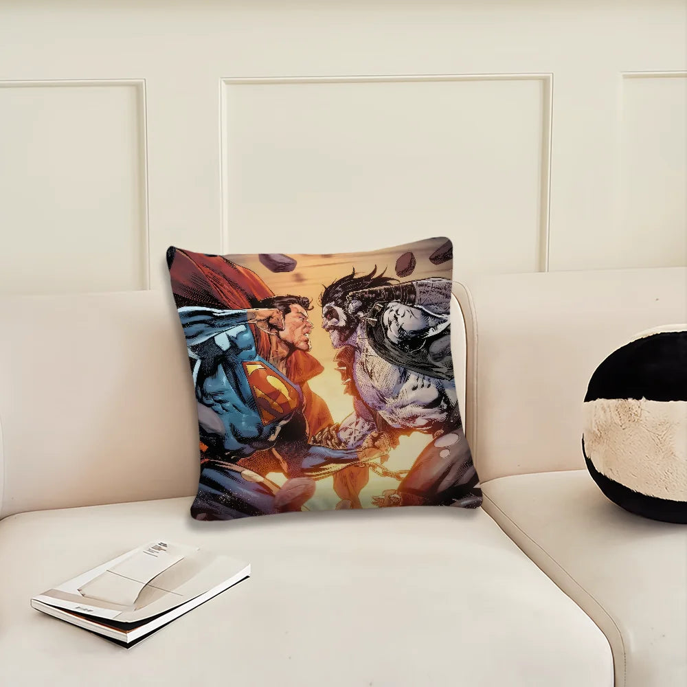 Superhero S-Superman comics cushion Pillow Case