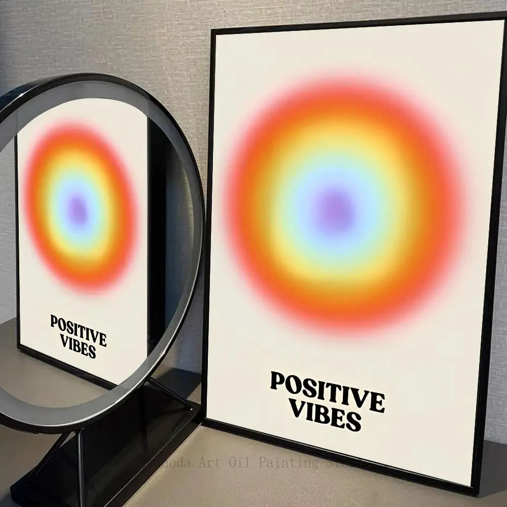 Colourful Danish Pastel Canvas Poster