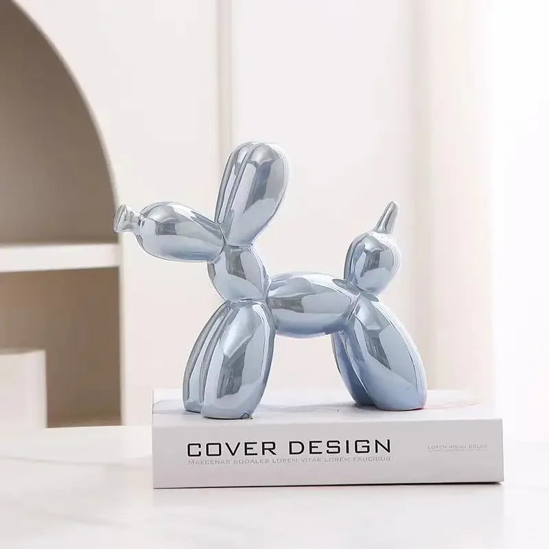 Abstract Ceramic Ornament Balloon Dog