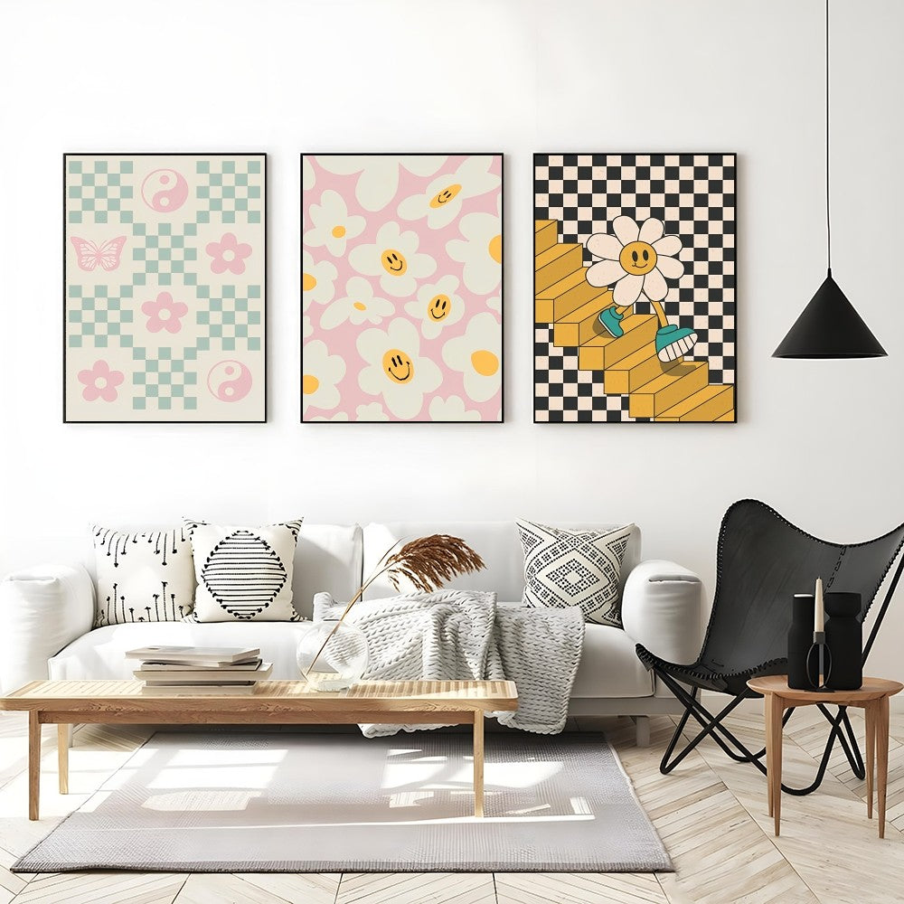 Colourful Danish Pastel Canvas Poster
