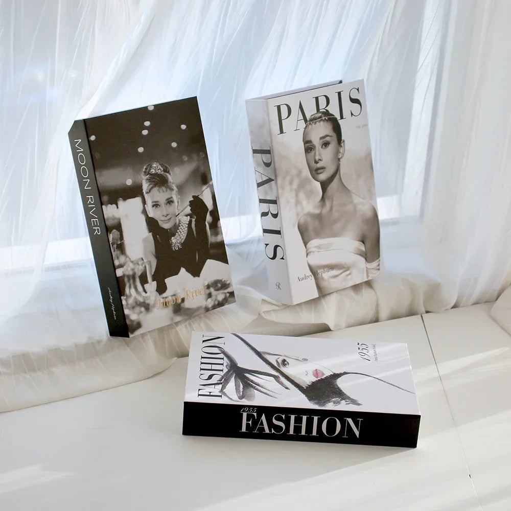 Fashion Coffee Table Ornaments Books Living Room Decoration