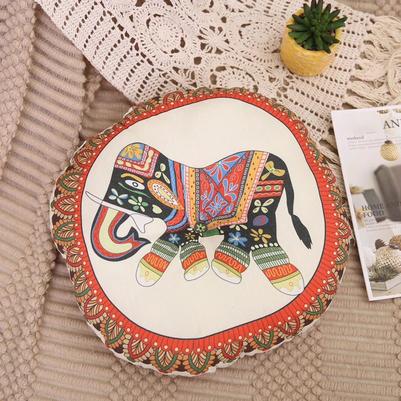 Retro Vintage Round Comfortable Chair Cushion