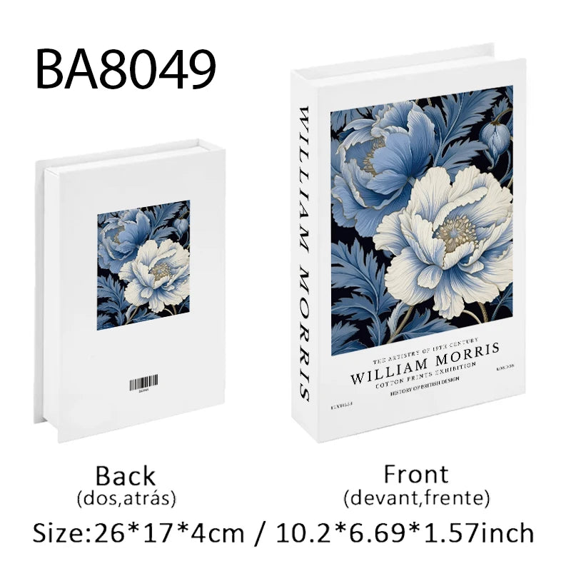 2025 Travel Series Fake Book Storage Box Luxury Decorative Books Ibiza Miami Hawaii Coffee Table Bedroom Interior Home Decor