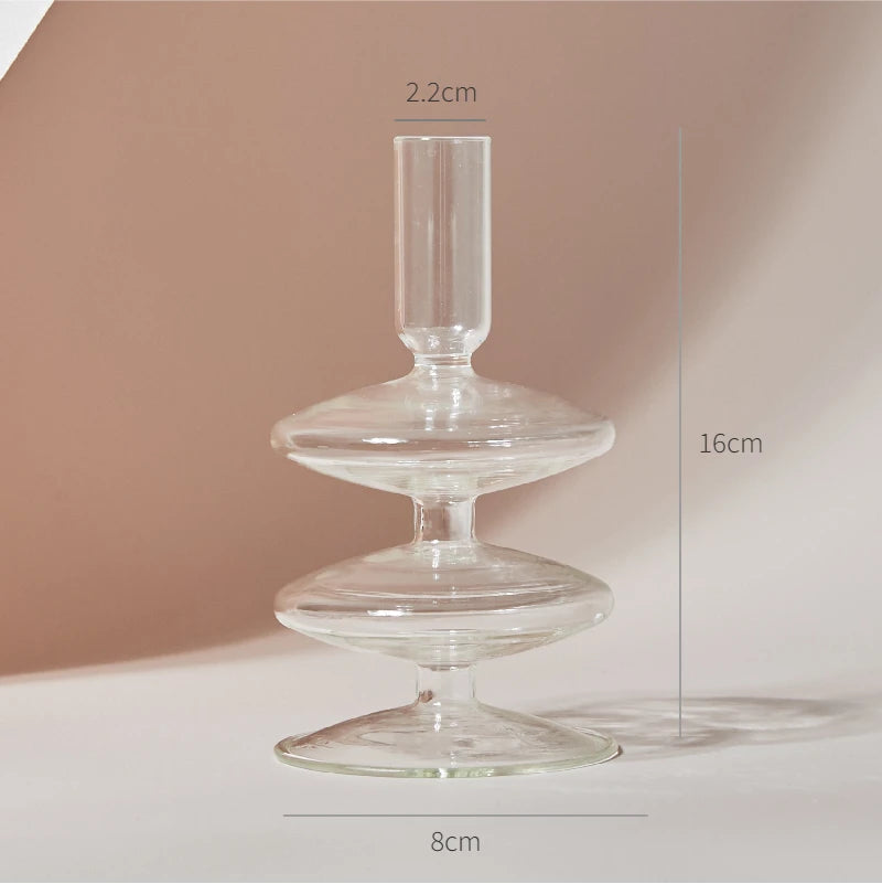 Hydroponic Nordic Glass Transparent Vase