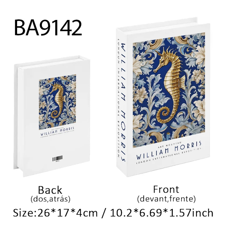 2025 Travel Series Fake Book Storage Box Luxury Decorative Books Ibiza Miami Hawaii Coffee Table Bedroom Interior Home Decor