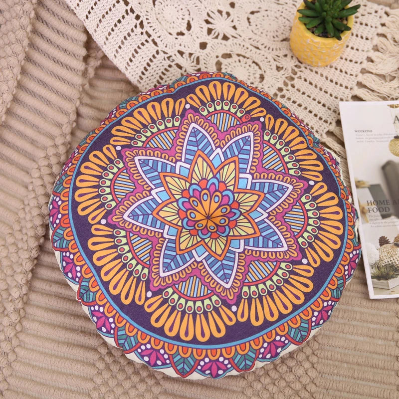 Retro Vintage Round Comfortable Chair Cushion