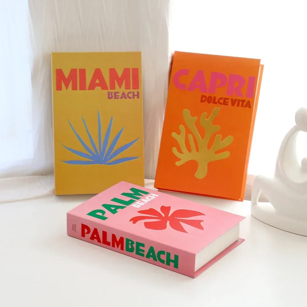 Fashion Coffee Table Ornaments Books Living Room Decoration