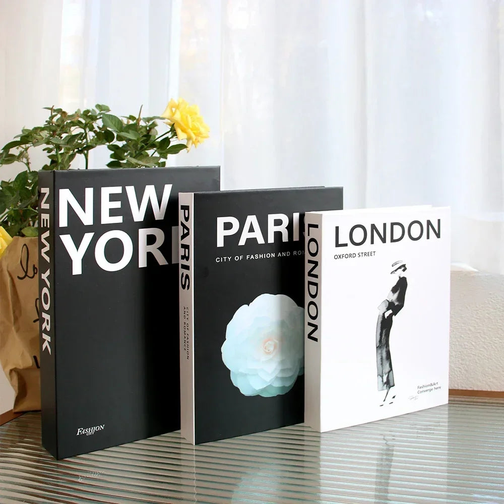 Fashion Coffee Table Ornaments Books Living Room Decoration
