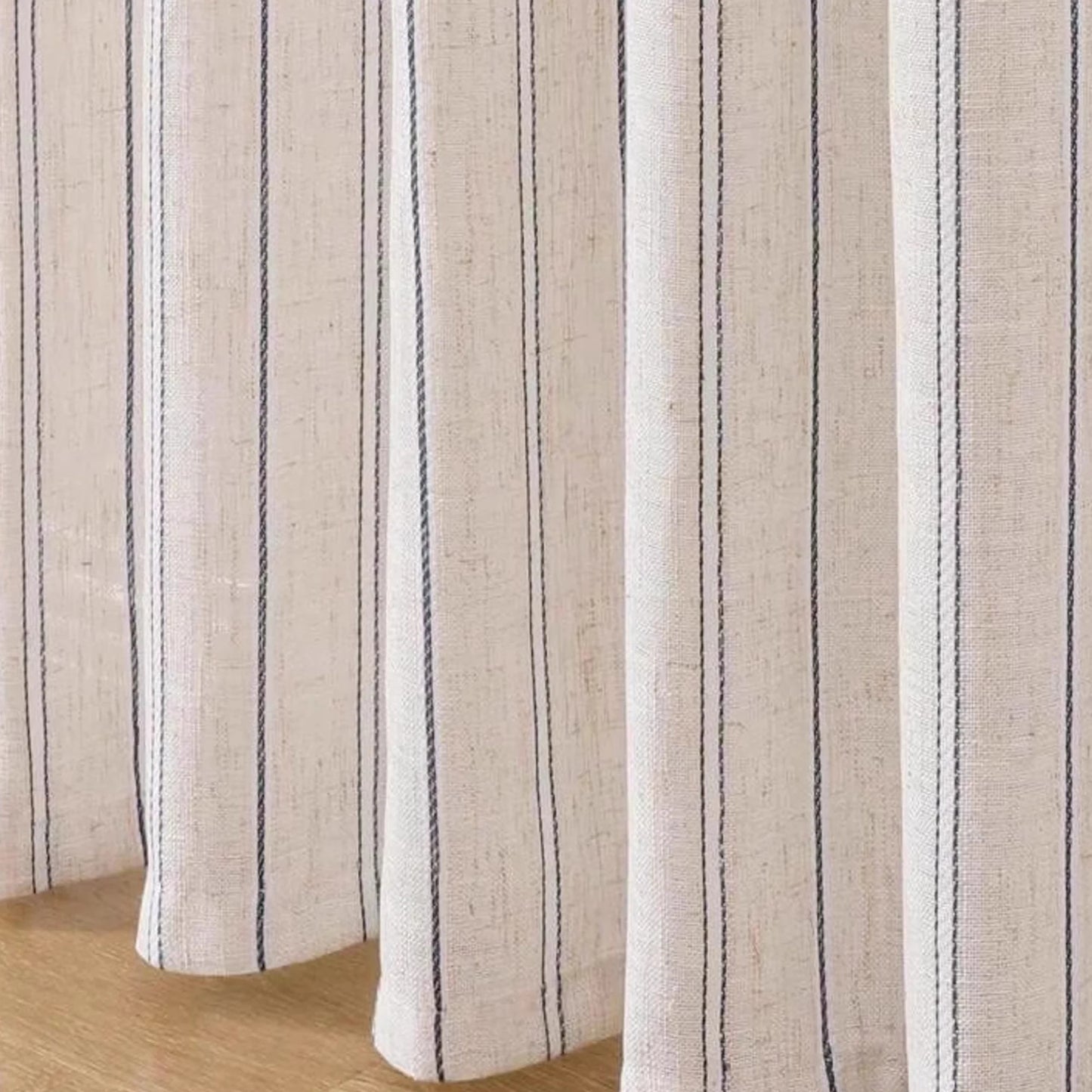 Light & Airy Striped Gauze Curtain