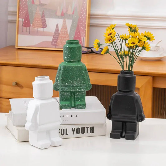 Human Body Vase Ceramic Decor