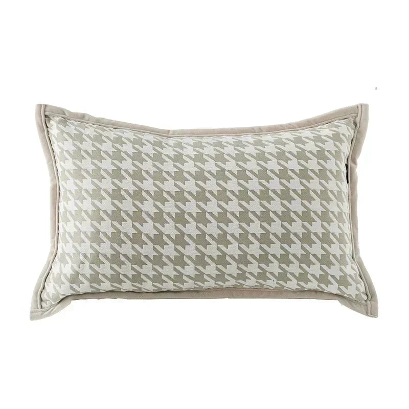 Nordic Oatmeal Light Luxury Cushion Cover Geometric Jacquard Pillow Covers Decorative Modern High-end  Pillows Decor Home
