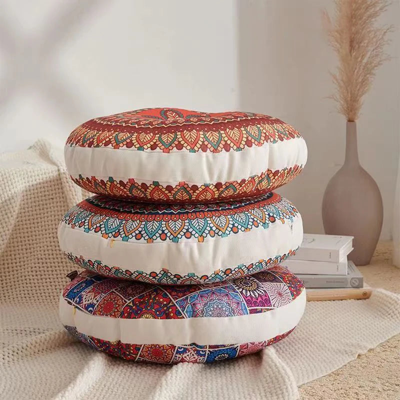 Retro Vintage Round Comfortable Chair Cushion