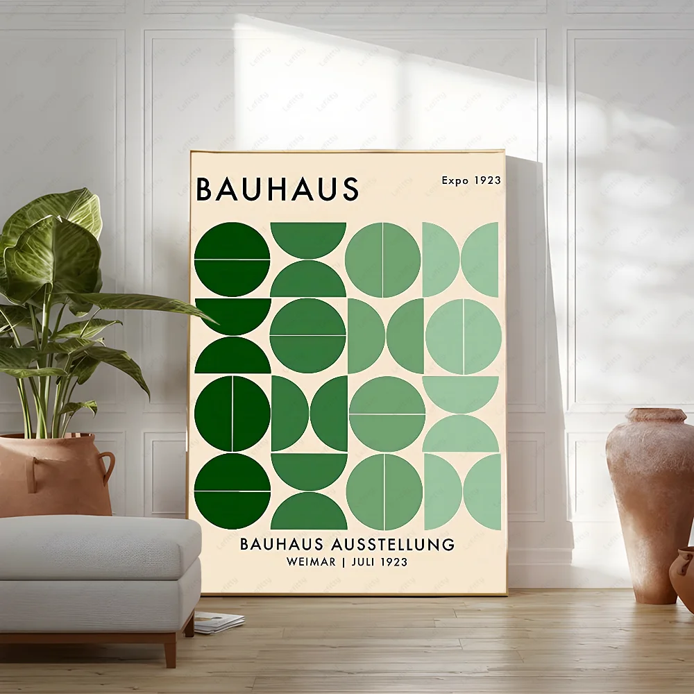 Green Abstract Poster Wall Art Painting
