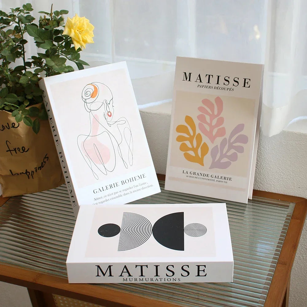 Fashion Coffee Table Ornaments Books Living Room Decoration
