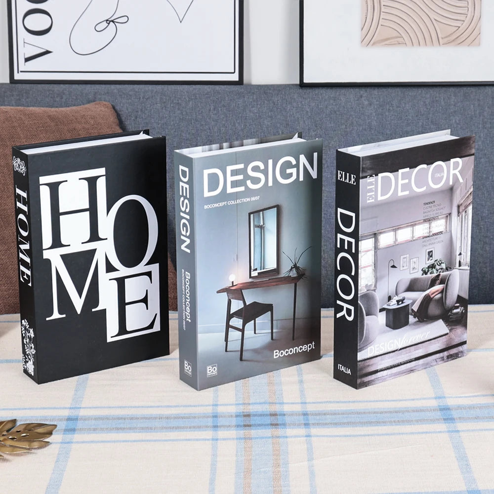 Fashion Coffee Table Ornaments Books Living Room Decoration