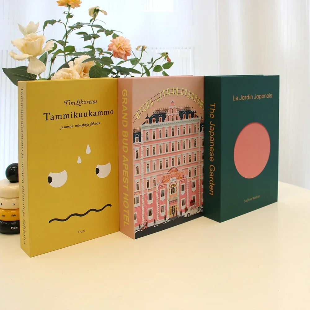 Fashion Coffee Table Ornaments Books Living Room Decoration