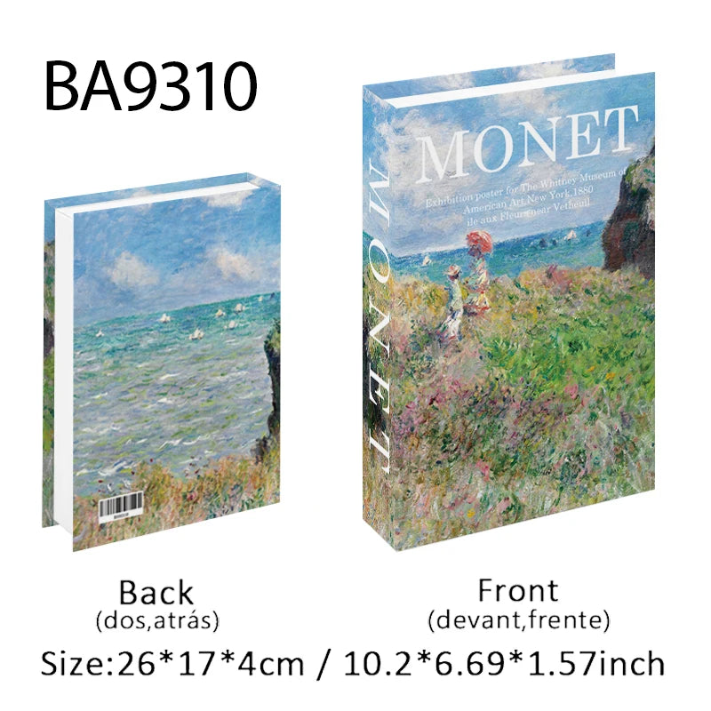 2025 Travel Series Fake Book Storage Box Luxury Decorative Books Ibiza Miami Hawaii Coffee Table Bedroom Interior Home Decor
