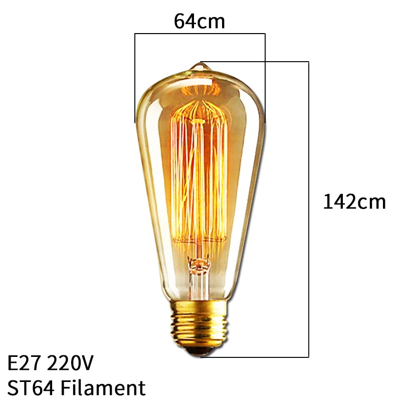 Retro Vintage Dimmable Edison Light Bulb
