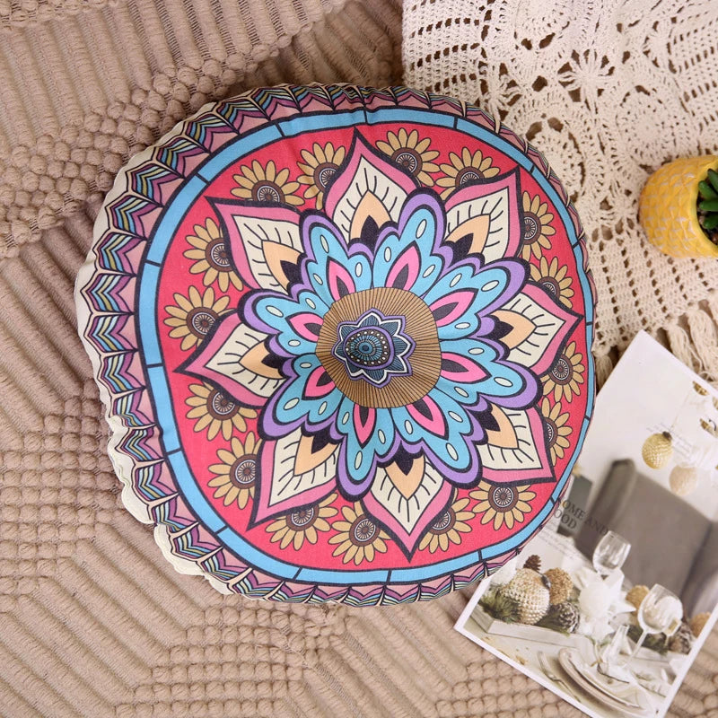 Retro Vintage Round Comfortable Chair Cushion