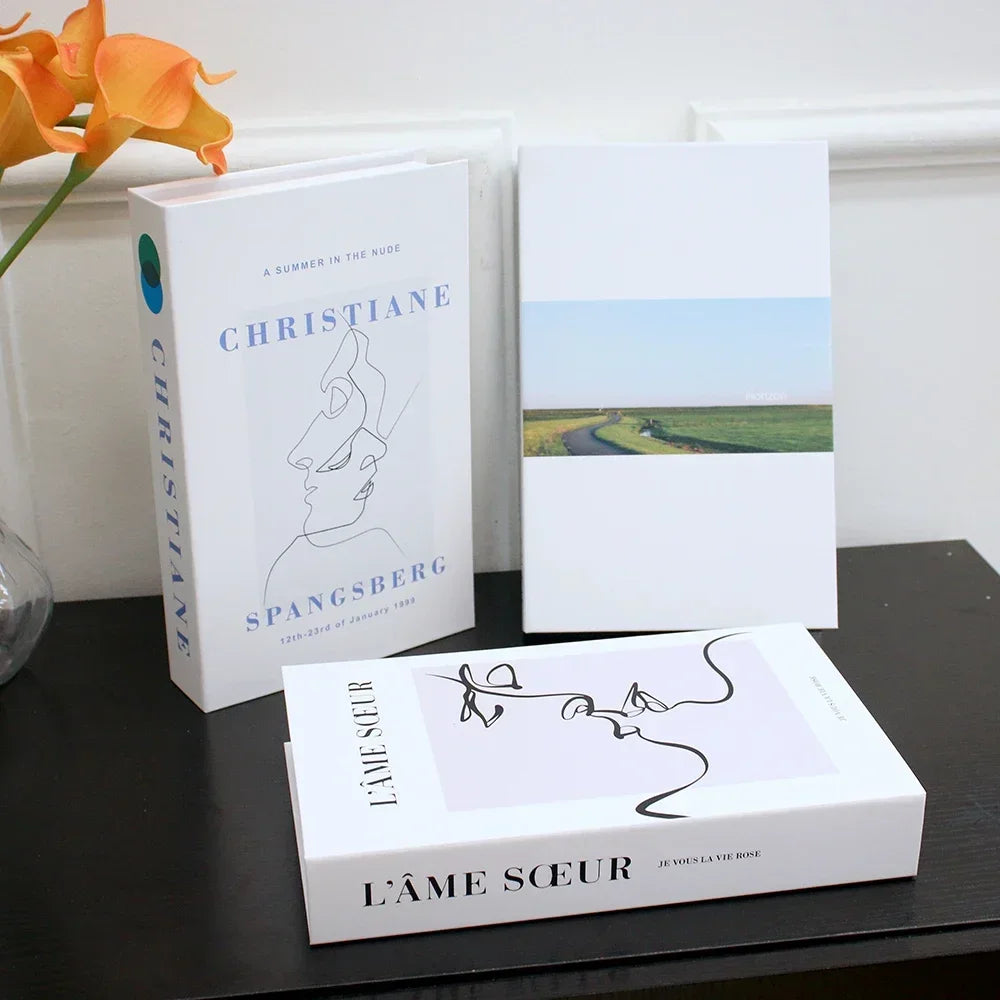 Fashion Coffee Table Ornaments Books Living Room Decoration
