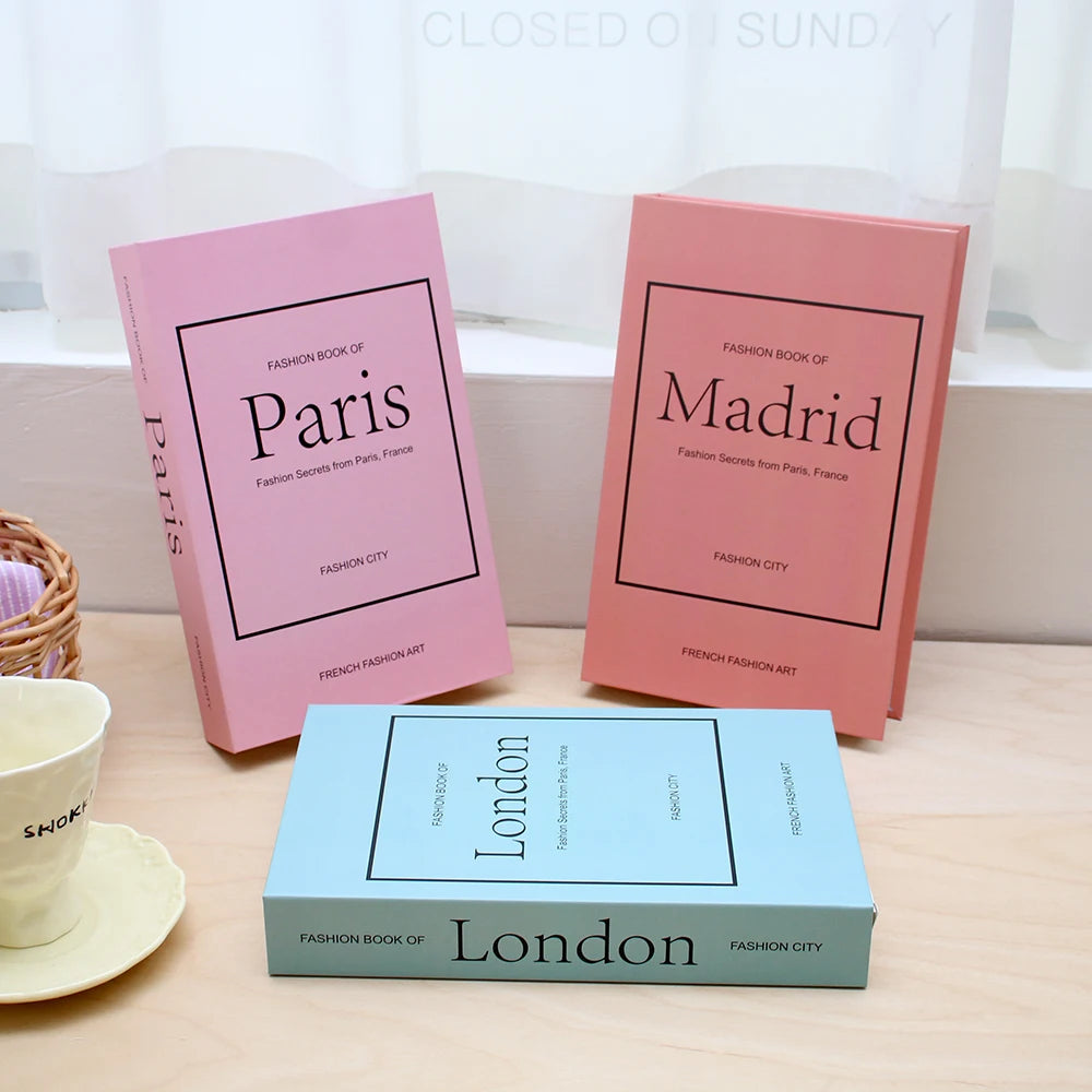 Fashion Coffee Table Ornaments Books Living Room Decoration