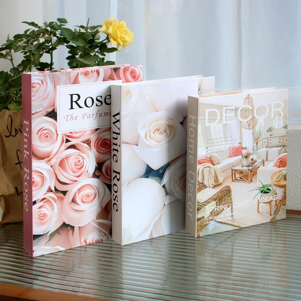 Fashion Coffee Table Ornaments Books Living Room Decoration