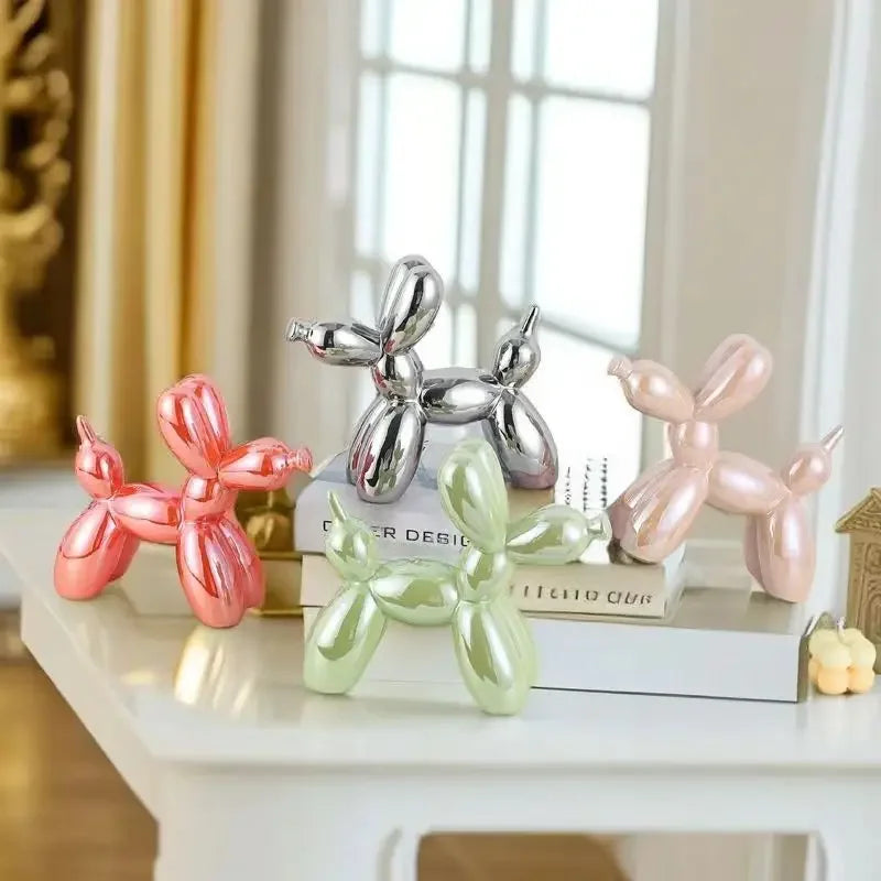 Abstract Ceramic Ornament Balloon Dog