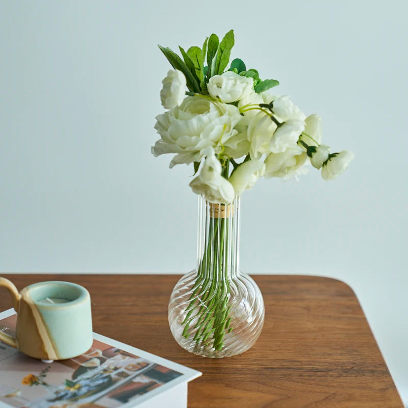 Hydroponic Nordic Glass Transparent Vase