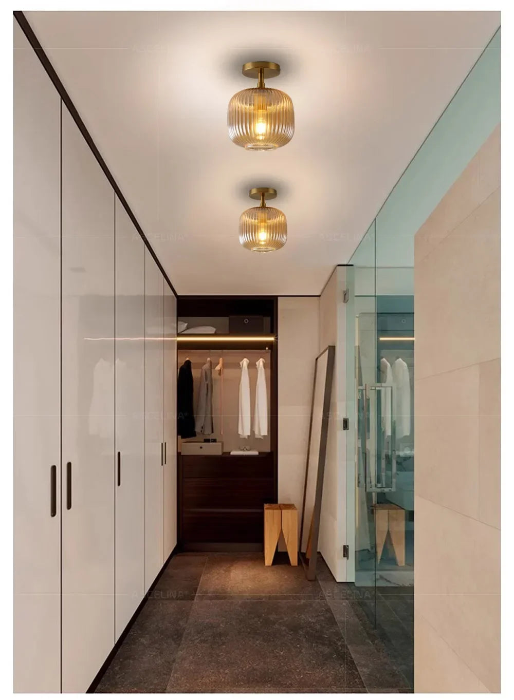 Nordic Glass Ceiling Light