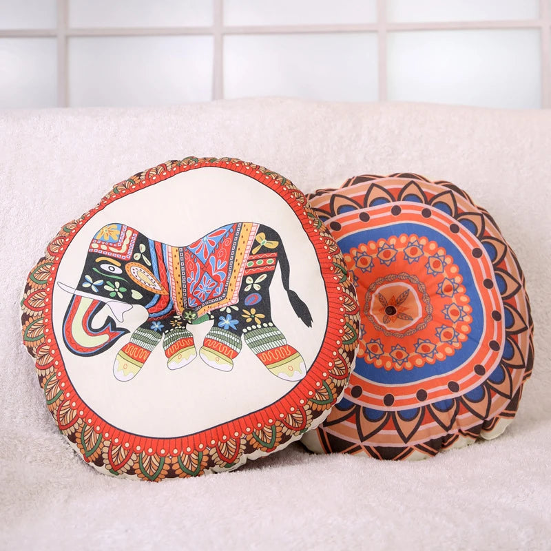 Retro Vintage Round Comfortable Chair Cushion
