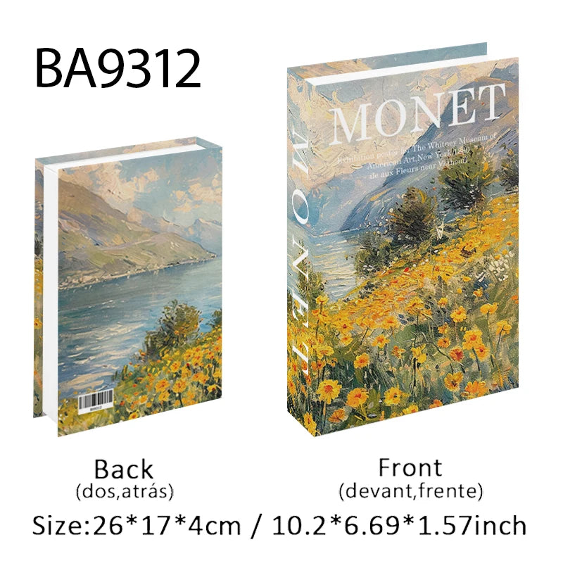 2025 Travel Series Fake Book Storage Box Luxury Decorative Books Ibiza Miami Hawaii Coffee Table Bedroom Interior Home Decor