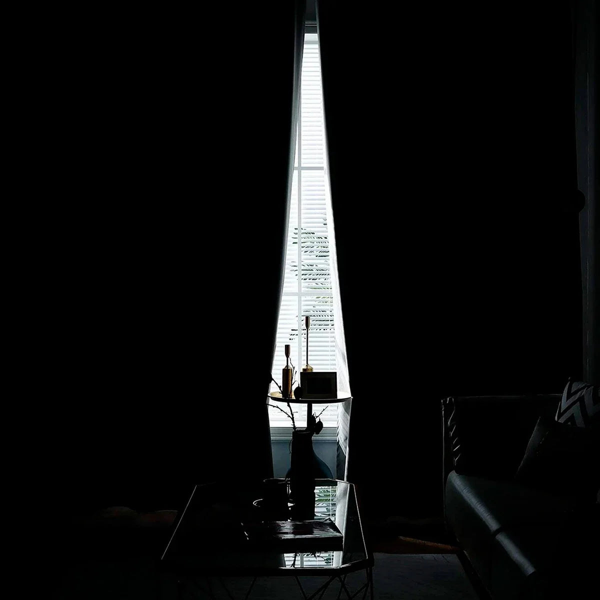 1pc 100% Blackout Curtain Panel with Rod Pocket